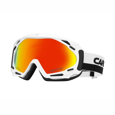 Masque de Ski Carrera Kimerik Reload/US White Shiny Frame/Orange Lens