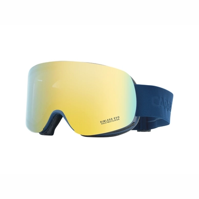 Masque de Ski Carrera Rimless EVO/US Dark Blue Matte Frame/Gold Multilayer Lens