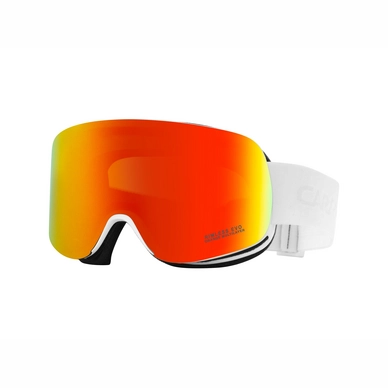 Masque de Ski Carrera Rimless EVO/US White Matte Frame/Orange Multilayer Lens