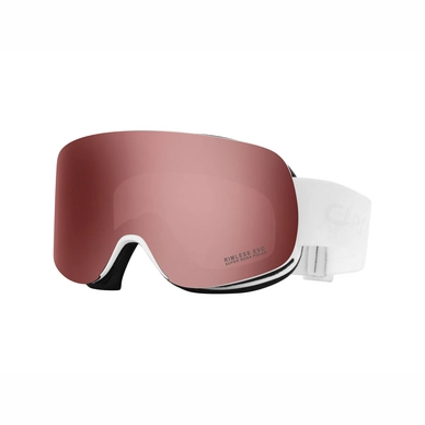 Masque de Ski Carrera Rimless EVO/US White Matte Frame/Super Rosa Lens
