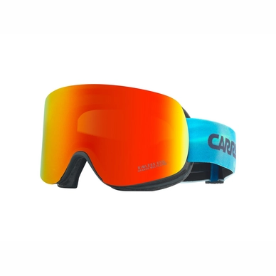 Skibrille Carrera Rimless EVO/US Black Matte Sky Rahmen/Orange Multilayer Scheibe