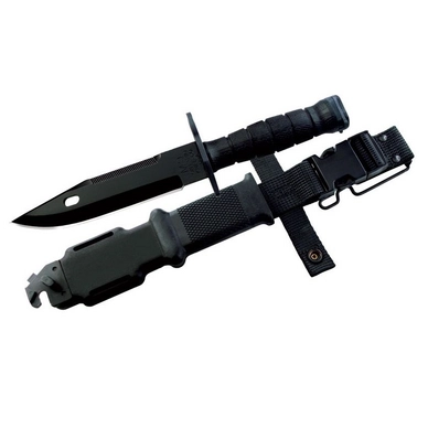 Survivalmesser Ontario M-9 Bayonet + Kunststoffholster
