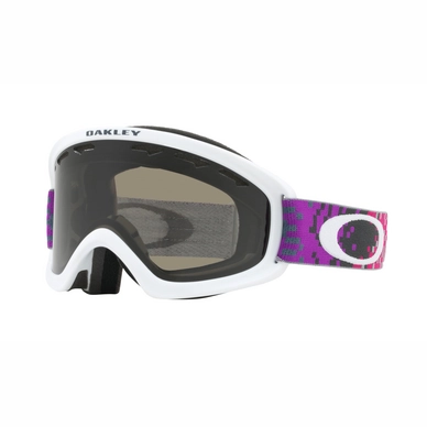 Skibrille Oakley O Frame 2.0 XS Pixel Fade Iron Rose Dark Grey Kinder