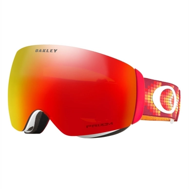 Skibrille Oakley Flight Deck XM Digi Snake Red Prizm Snow Torch Iridium