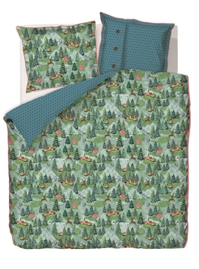 Taies d'oreiller PiP Studio Pip Mountains Multi Percale (65 x 65 cm)