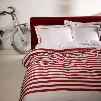 Bettwäsche Papillon Marriet Rot Mako-Satin
