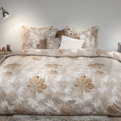 Dekbedovertrek Refined Marron Taupe Flanel