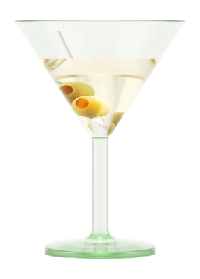 Martiniglas Bodum Oktett Kunststof Pistache 180 ml (Set van 4)