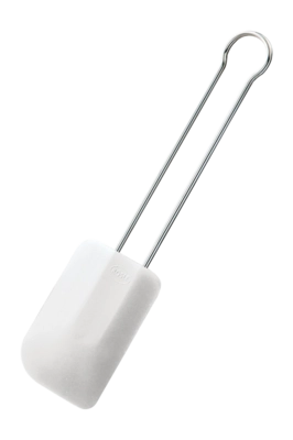 Spatola Leccapentola larga in silicone Rosle 32 cm, Bianco