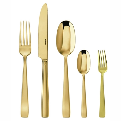 Besteckset Sambonet Flat PVD Gold (30-Teilig)