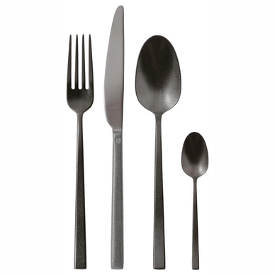 Set de Couverts Sambonet Rock PVD Diamond Black (24-Pièces)