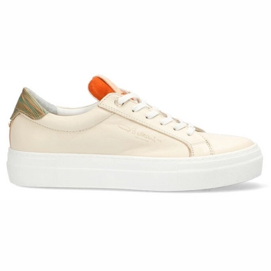 Baskets Fred de la Bretoniere Women 101010188 Sneaker Soft Nappa White Orange
