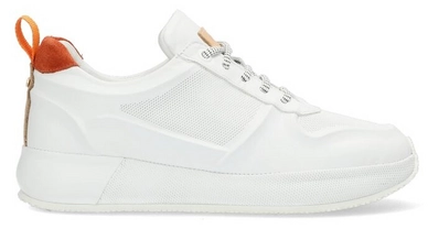 Fred de la Bretoniere Women 101010213 Sneaker Grain Leather White  Cognac