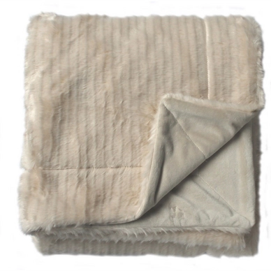Plaid Essenza Meeka Almond Fake Fur