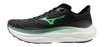 Mizuno Heren Wave Sky 9 Black/Goblin Green/Alpine Green