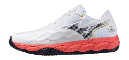 Mizuno Unisex Wave Enforce Court CC Fiery Red/White/Sun-Dried Tomato