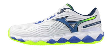 Mizuno Unisex Wave Enforce Tour 2 CC White/Dazzling Blue/Lightning Yellow