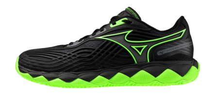 Mizuno Unisex Wave Enforce Tour 2 Padel Black/Foliage Green/Glowing Apple