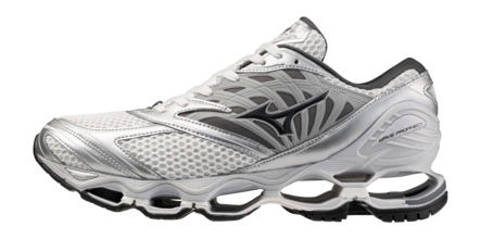 MIZUNO WAVE PROPHECY LS ホワイト×シルバー 24cm Mizuno Unisex Wave Prophecy LS GF White/Iron Gate/Silver | Sneaker