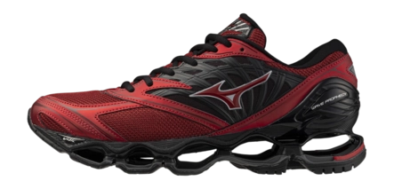Mizuno Unisex Wave Prophecy LS Sun-Dried Tomato/Barbados Cherry/Black