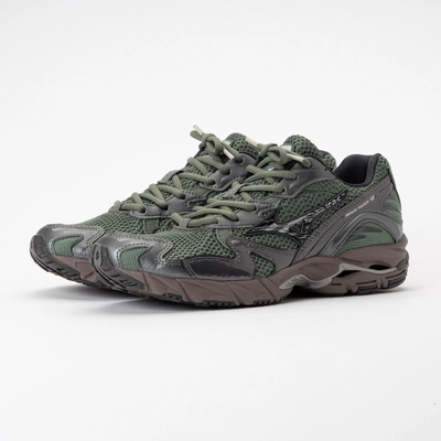 Trainers Mizuno Unisex Wave Rider 10 Agave Green/Black Sand