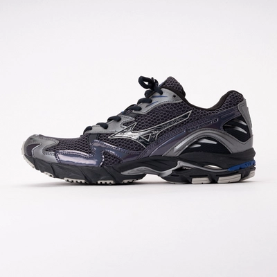 Mizuno Unisex Wave Rider 10 Black Sand/Black/Chicory Coffee 26