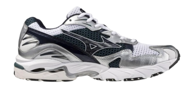 Mizuno Unisex Wave Rider 10 White/Baritone Blue/Deep Teal