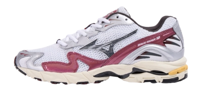 Baskets Mizuno Unisexe Wave Rider 10 White/Black Sand/Syrah