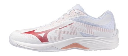 Mizuno Women Lightning Select White/Rose Elegance/Lava Falls