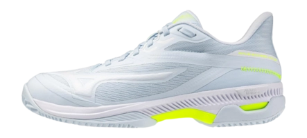 Mizuno Women Wave Exceed Court CC Ice Water/Lightning Yellow/Ancient Water