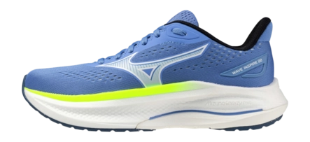 Mizuno Dames Wave Inspire 22 Ultramarine/White/Lightning Yellow