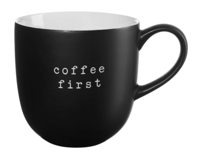 Mok ASA Selection Hey! Coffee First Black 350 ml