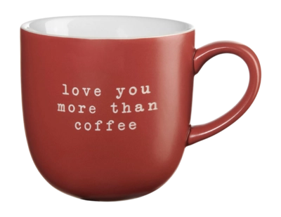 Tasse ASA Selection Hey! Love You More Than Coffee 350 ml