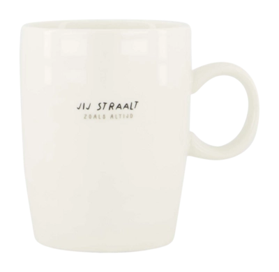Mok Zusss Jij Straalt Wit / Zwart 500 ml