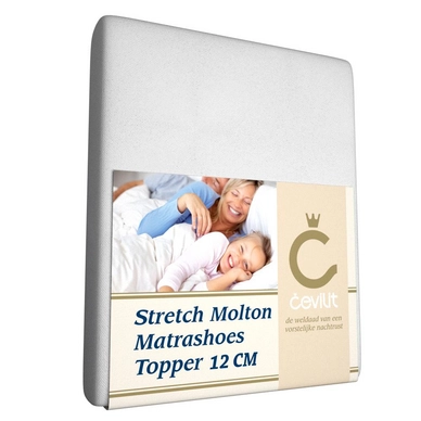 Stretch Molton Topper Hoeslaken Cevilit 12 cm