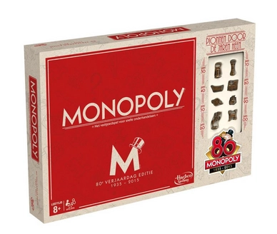 Bordspel Hasbro Monopoly 80e Verjaardag Editie