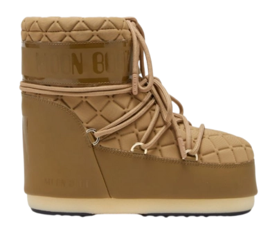 Bottes de Neige Moon Boot Women Icon Low Quilt Caramel