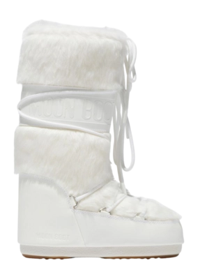 Snow Boot Moon Boot Women Icon Faux Fur Optical White '24