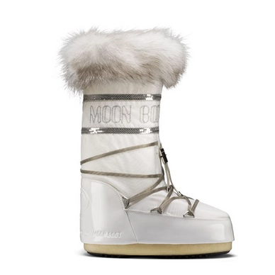 Snowboot Wit Glamour Moon Boot