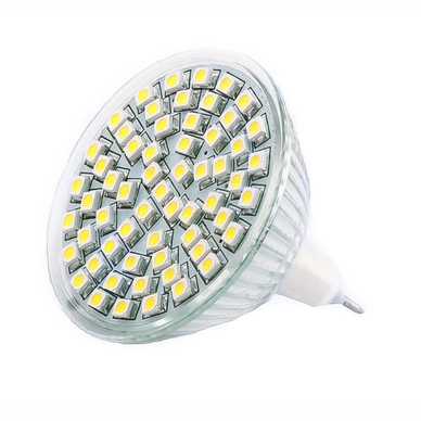 GU5.3 (MR16) LED-Spot 12-24 Volt 3,0 Watt 48 SMD (Vervangt 35-40W)