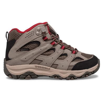 Wandelschoen Merrell Kids MOAB 3 Mid Wide Waterproof Boulder Red