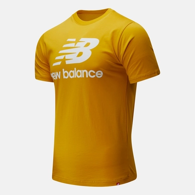 T-Shirt New Balance Men Essentials Stacked Logo Tee Habanero