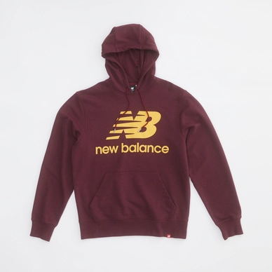 Trui New Balance Men Essentials Pullover Hoodie Garnet Heather