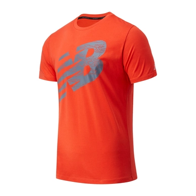 T-Shirt New Balance Men Graphic Heathertech Tee GHP