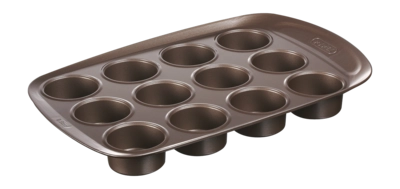 Stampo Muffin Pyrex Asimetria, Antiaderente, Per 12 Cupcake
