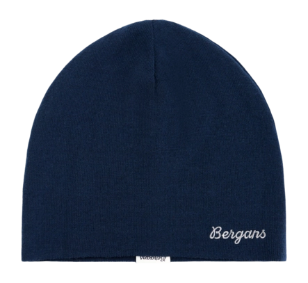 Muts Bergans Unisex Allround Thin Merino Beanie Navy Blue
