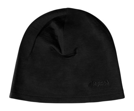 Muts Bergans Unisex Bergans Wool Beanie Black (Maat 56)