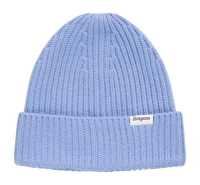 Muts Bergans Unisex Nordmarka Merino Beanie Blueberry Milk