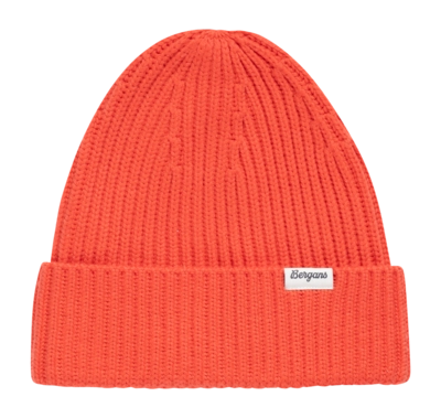 Muts Bergans Unisex Nordmarka Merino Beanie Peachy Red