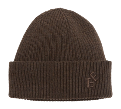 Muts Elvine Unisex Rib Hat Brown Melange
